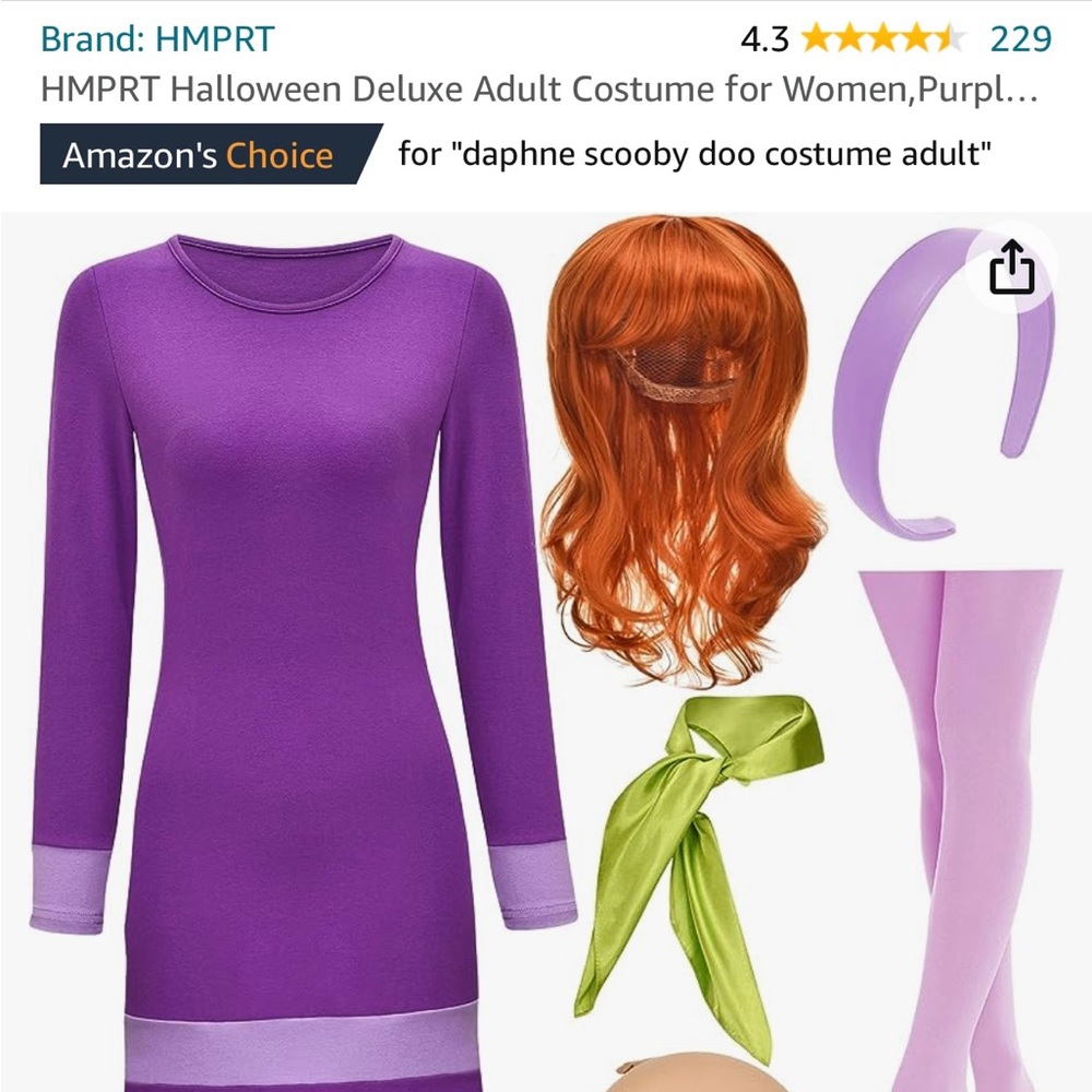 Daphne Costume